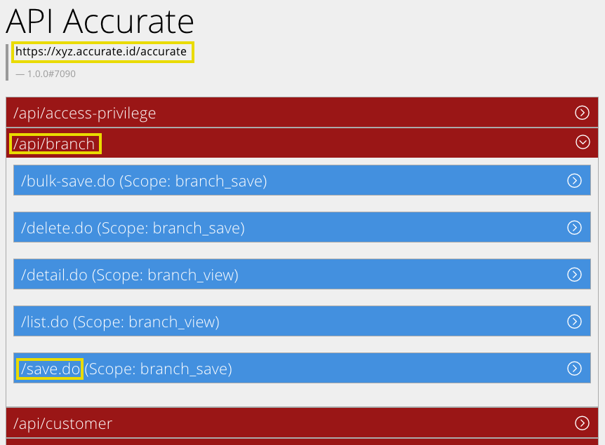 Penggunaan API Accurate Online