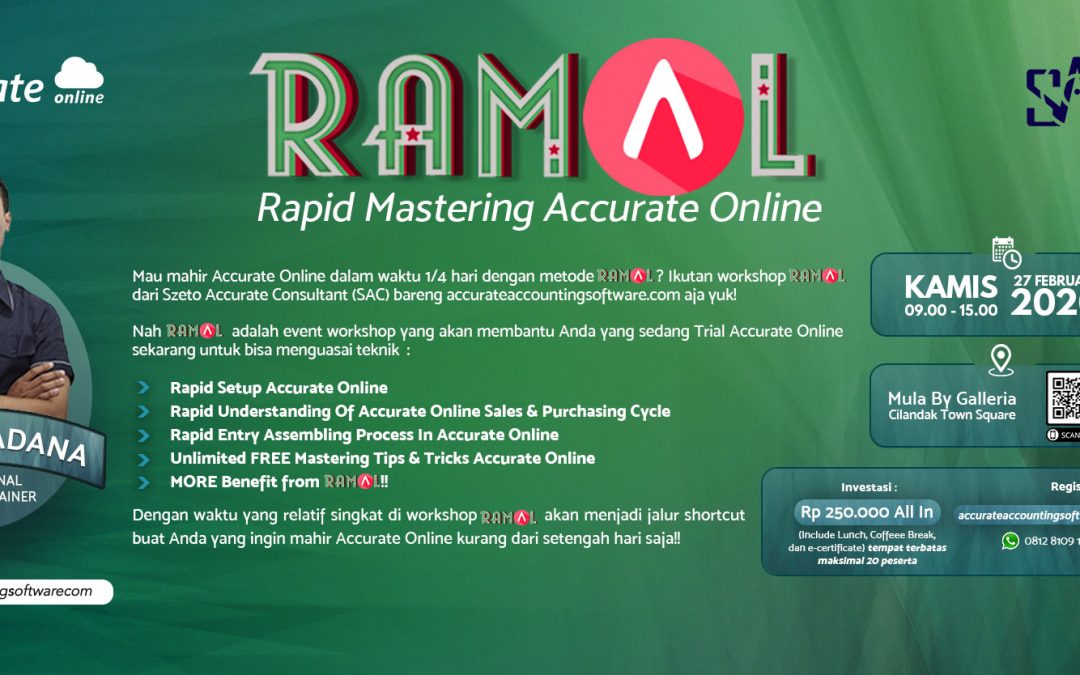 [Jakarta] Rapid Mastering Accurate Online Februari 2020