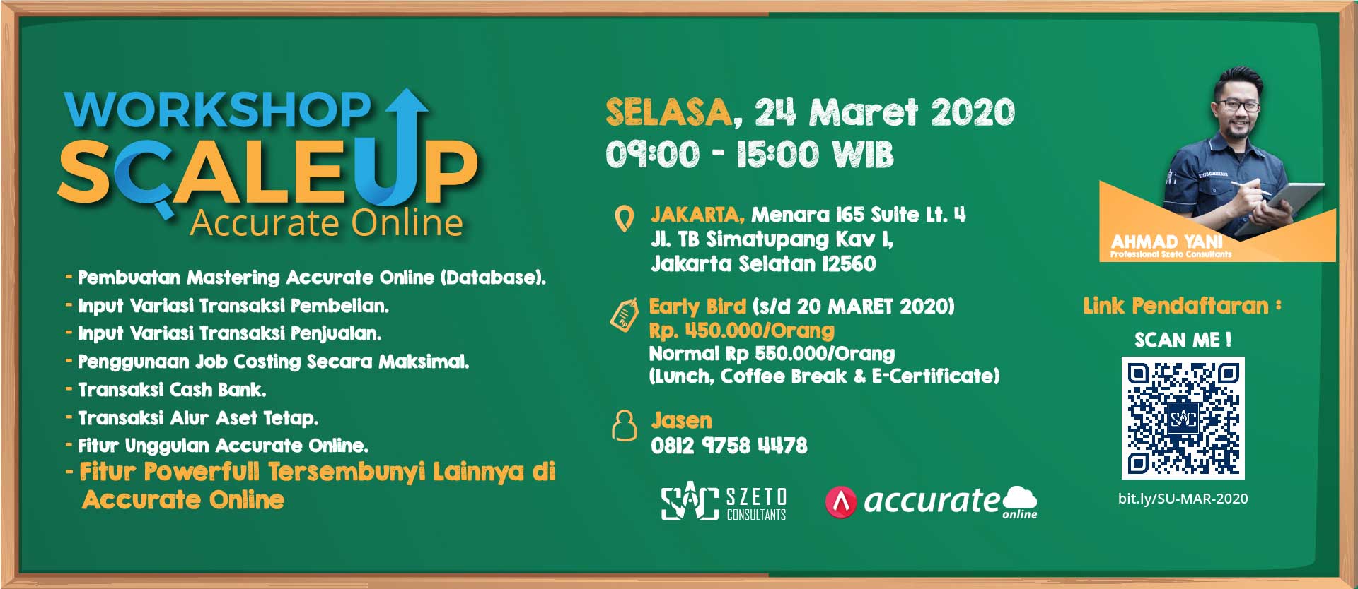 [Jakarta] Workshop SCALE UP Accurate Online
