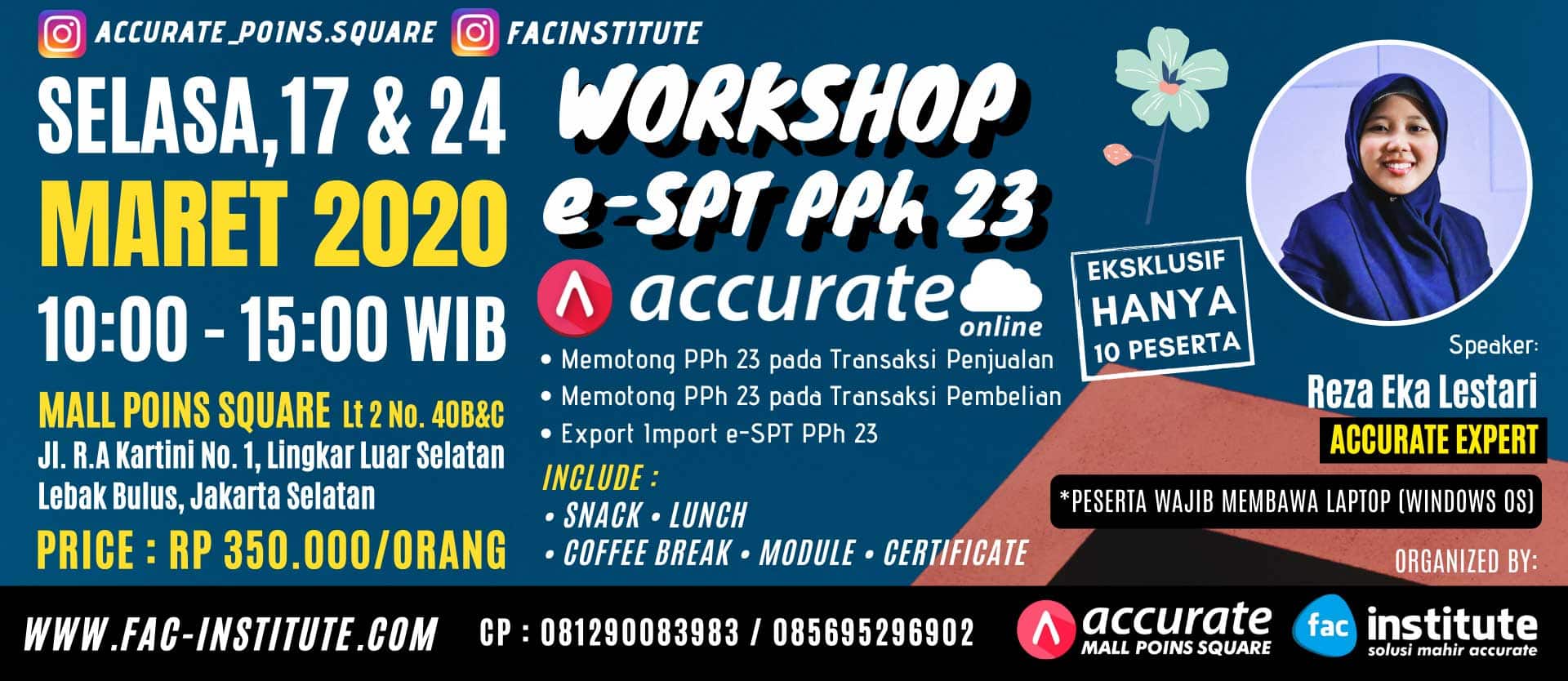 [Jakarta] Workshop  e-SPT PPh 23