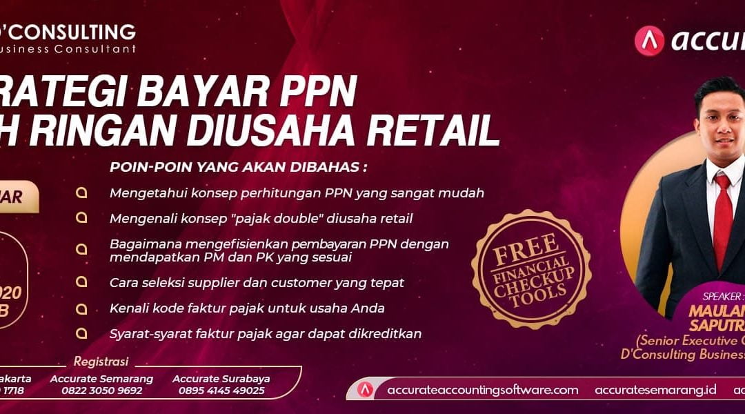 [Online] 3 Strategi Bayar PPn Lebih Ringan di Usaha Retail