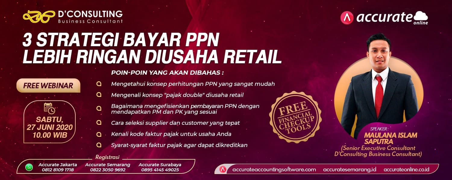 [Online] 3 Strategi Bayar PPn Lebih Ringan di Usaha Retail