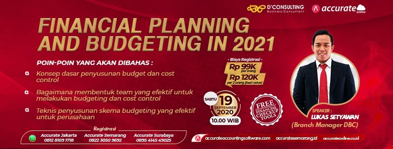 [Online] Financial Planning & Budgeting 2021