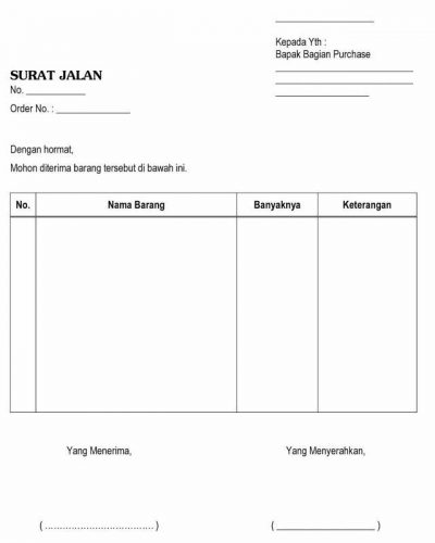 Apa Itu Surat Jalan Pod Pengertian Fungsi Dan Contoh Format Images