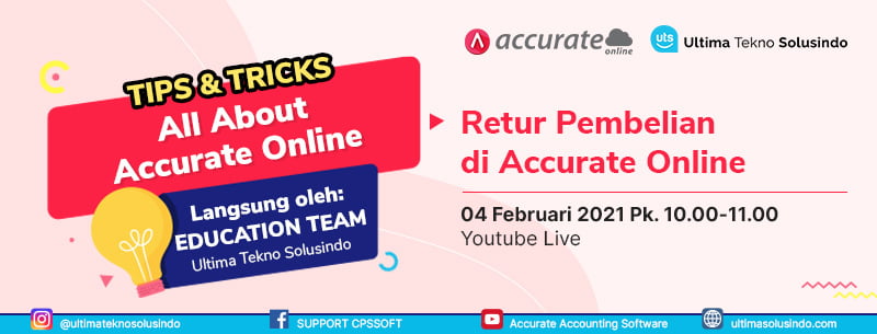 Tips & Trick All About Accurate Online : Retur Pembelian di Accurate Online