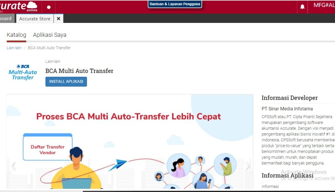 Cara Penggunaan Add-on BCA Multi Auto-Transfer