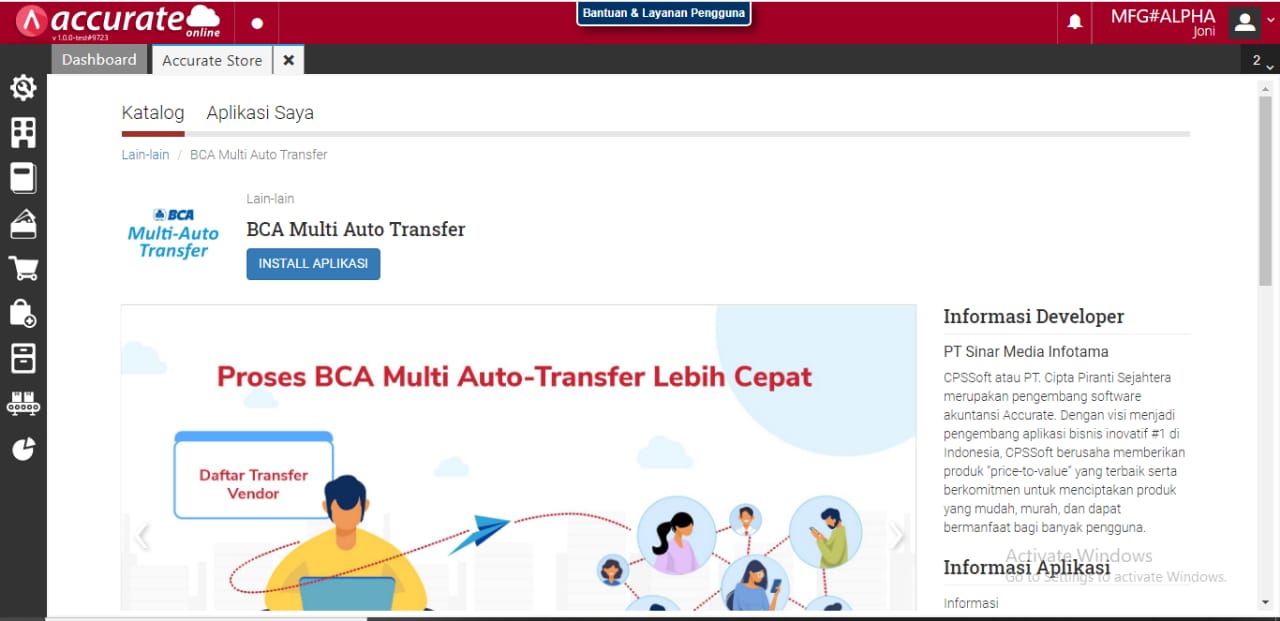 Cara Penggunaan Add-on BCA Multi Auto-Transfer