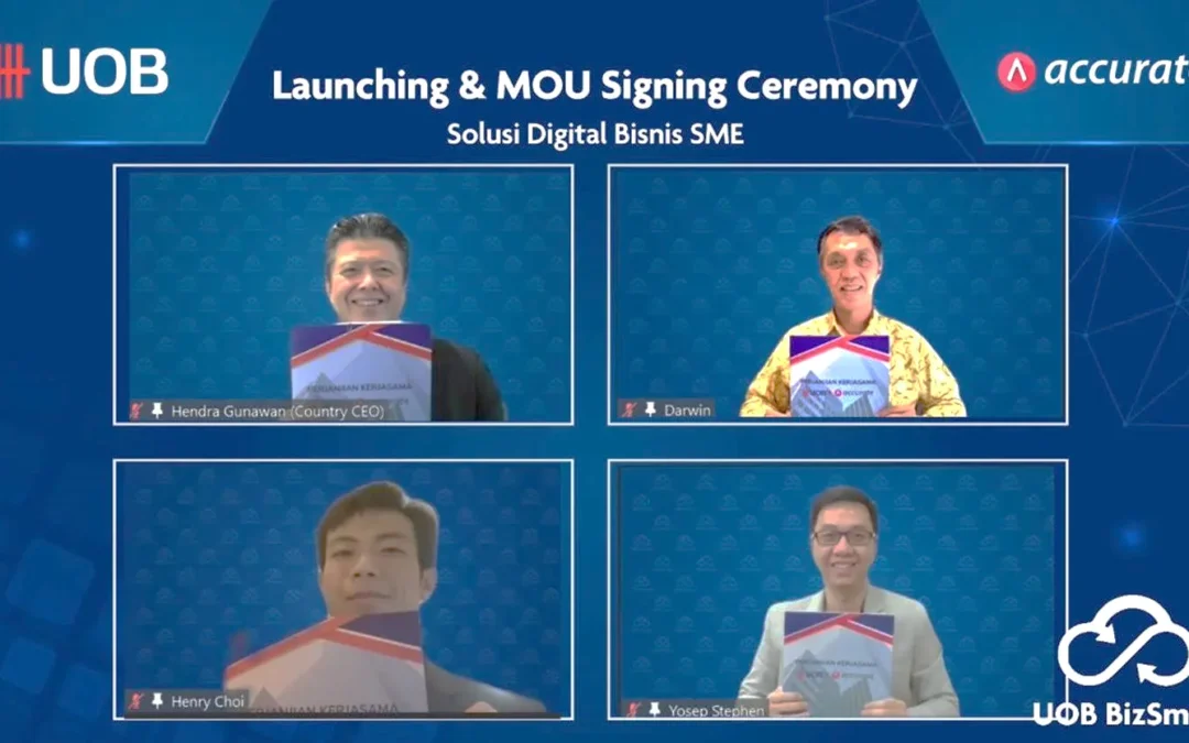 Signing Ceremony dan Peluncuran Kolaborasi UOB BizSmart dan Accurate