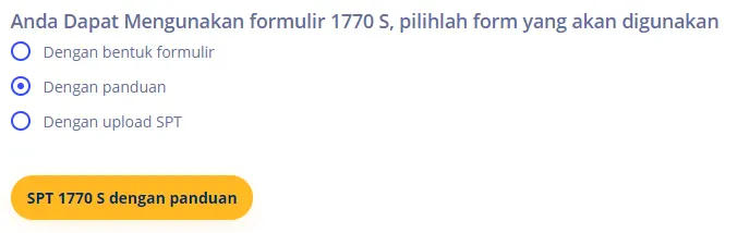 tampilan formulir spt 1770 S