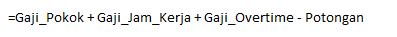 Gambar cara menghitung gaji karyawan di excel 5
