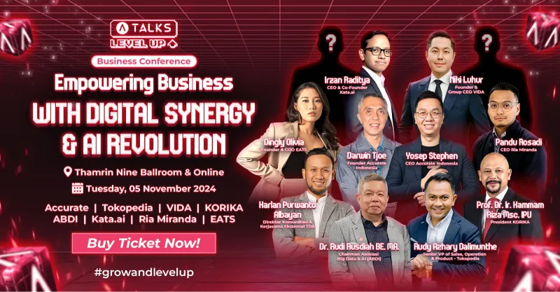 Raih Sukses Bisnis di Era AI Bareng ATALKS Level Up 2024!