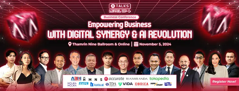 Raih Sukses Bisnis di Era AI Bareng ATALKS Level Up 2024!