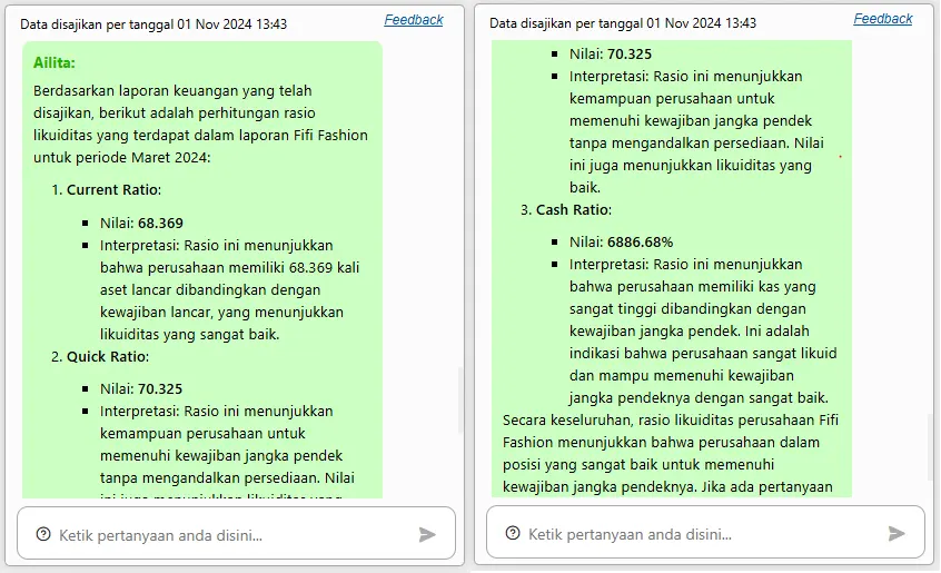 Kalkulasi dan interpretasi