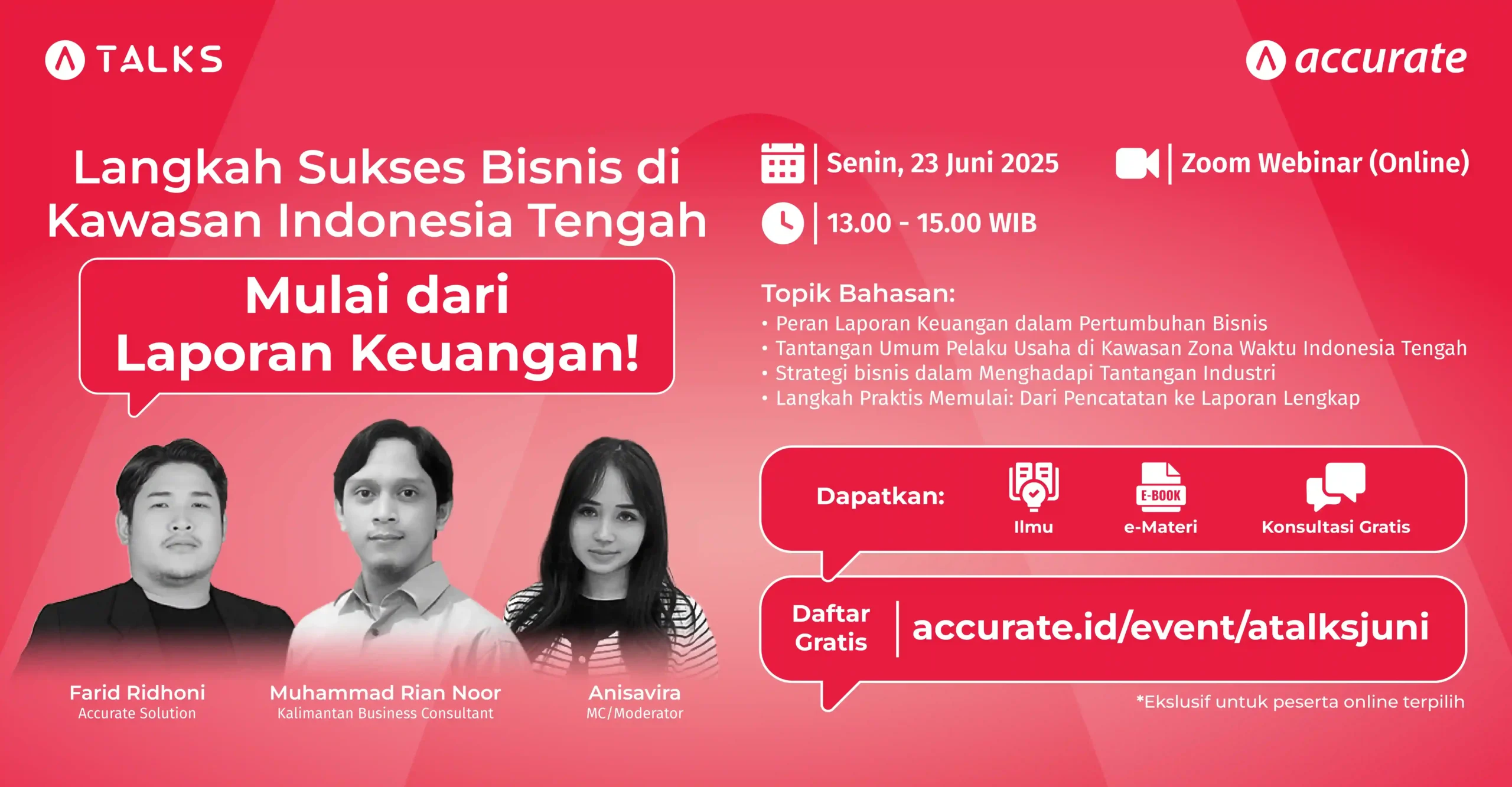 Webinar: Langkah Sukses Bisnis di Kawasan Indonesia Tengah!