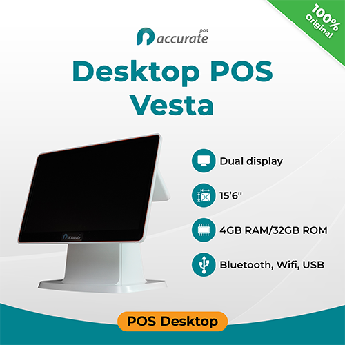 Device POS VESTA 4GB/32GB (Dual Display 10.1″)