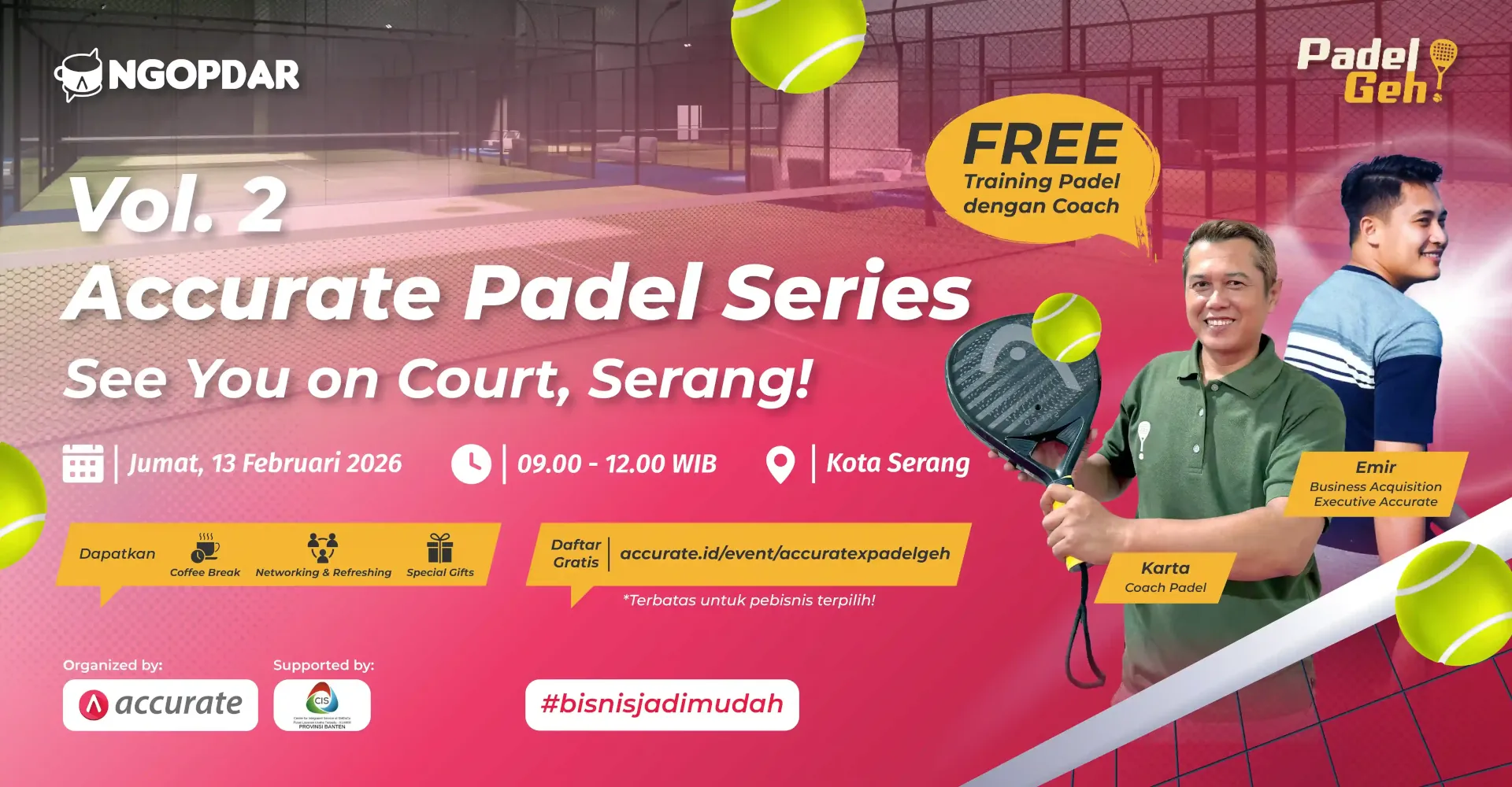 Ngopdar Padel Serang