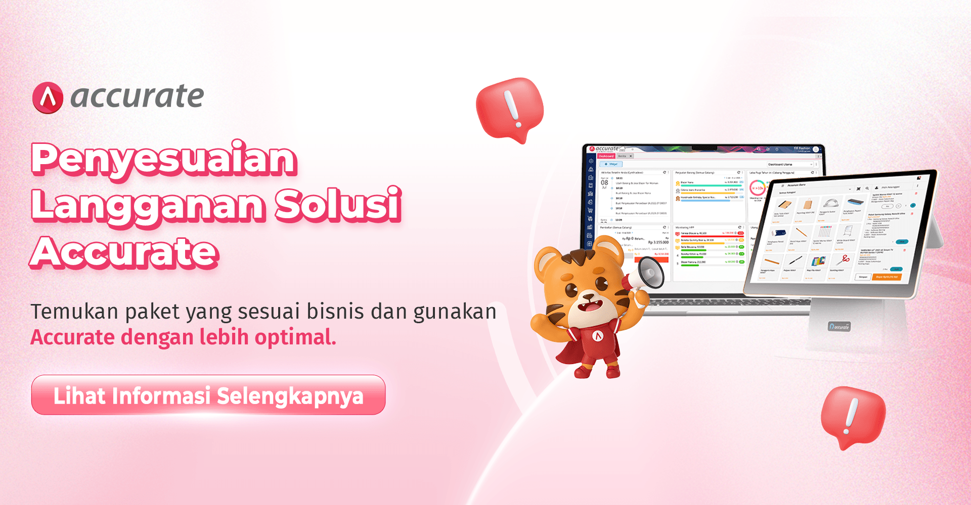 Penyesuaian Langganan Solusi Accurate