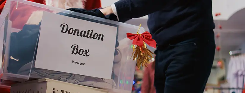 christmas donation sale